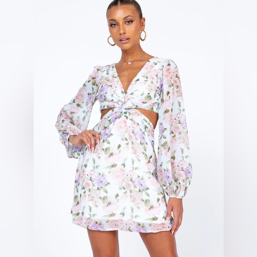 Princess Polly BENNETT MINI DRESS MULTI FLORAL